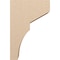 Ekena Millwork 10"W x 20"D x 30"H Classic Monterey Rough Cedar Woodgrain TimberThane Corbel, Primed Tan CORUR10X20X30MONRCPR - alternate 5
